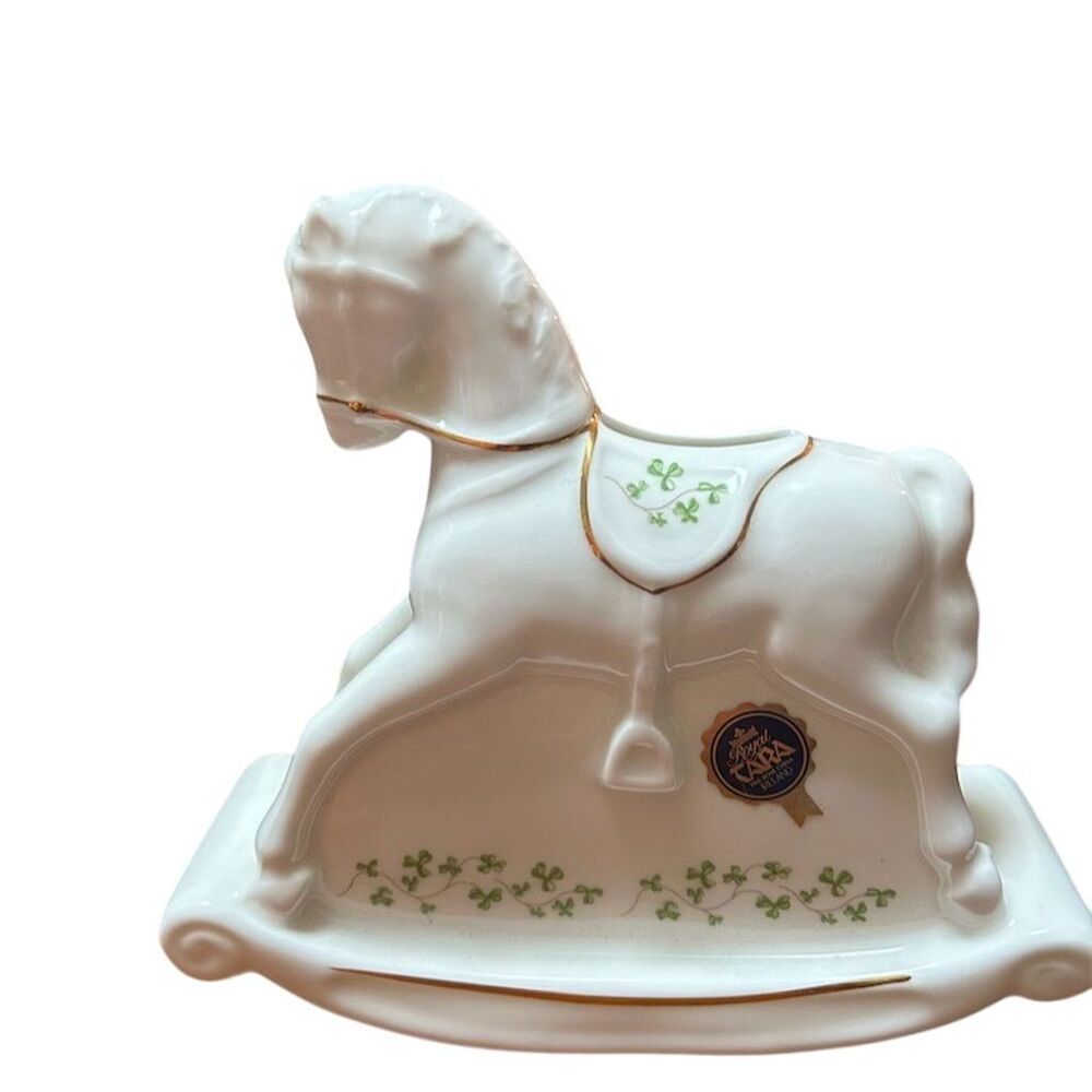 Royal Tara Ireland Rocking Horse Ceramic Piggy Bank Vintage RARE